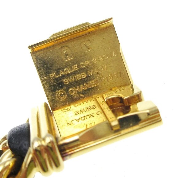 Chanel Premiere X.D.37264 #XL Quartz Wristwatch Watch PLAQUE OR G 20M 99478 main image 4